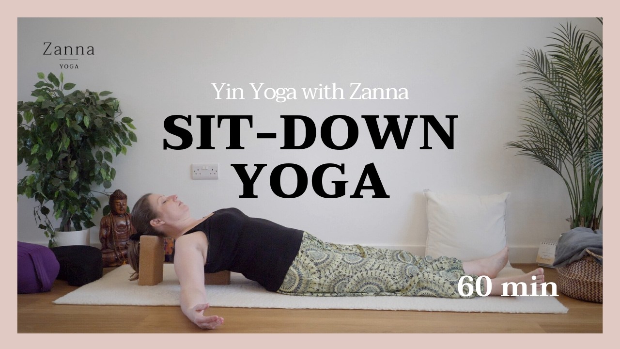 Sit-Down Yin Yoga | Calm 1-Hour Class for Relaxation & Release