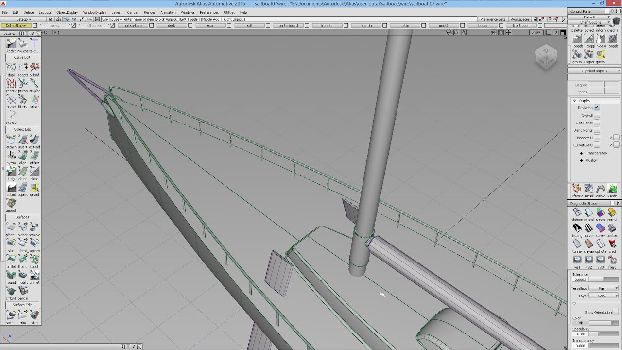05 Making Mast, Boom and Front Boom