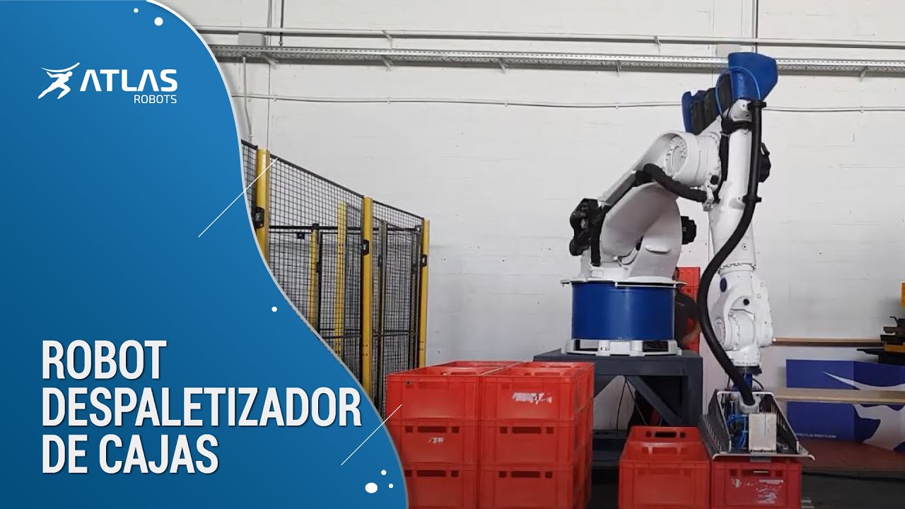 Robot despaletizador de cajas - Atlas Robots