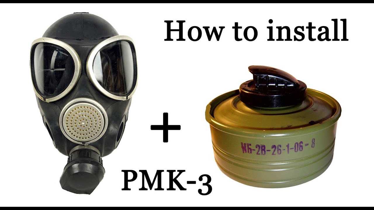 How To Install A Russian Bayonet Filter - PMK-2 and PMK-3 Gas Mask