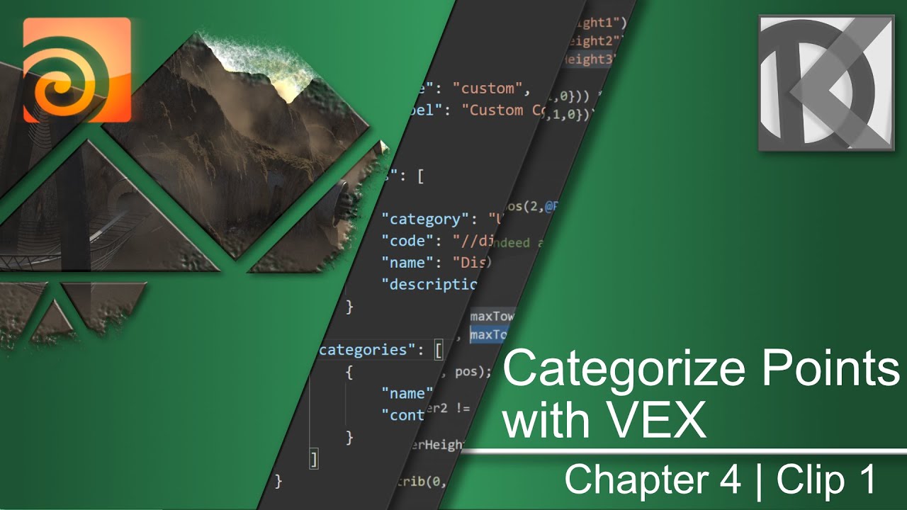 Categorize Points with VEX | Houdini Railsystem | Chapter 4 - Clip1