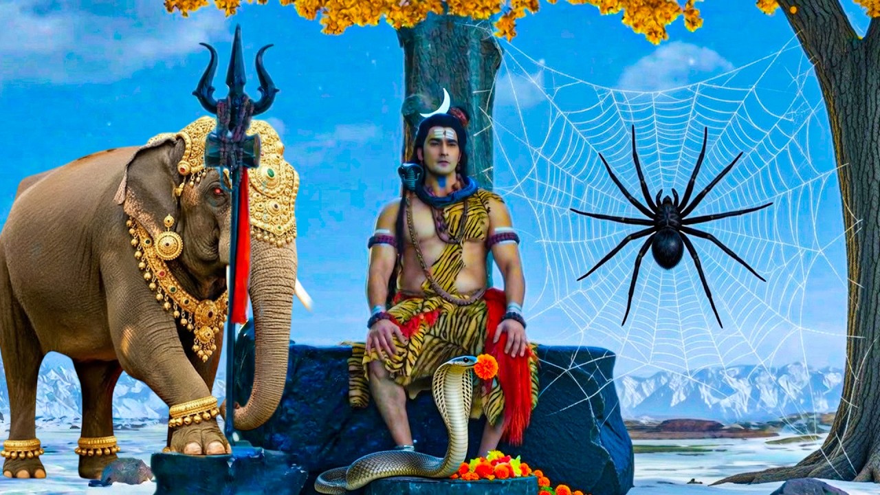 भक्ति की अद्भुत कहानी – जब मकड़ी, नाग और हाथी पहुँचे भोलेनाथ के धाम | Vighnaharta Ganesh