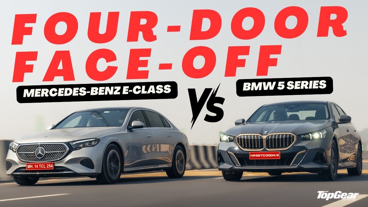 BMW 5 серии против Mercedes-Benz E-Class — противостояние люксовых седанов 2024 года!