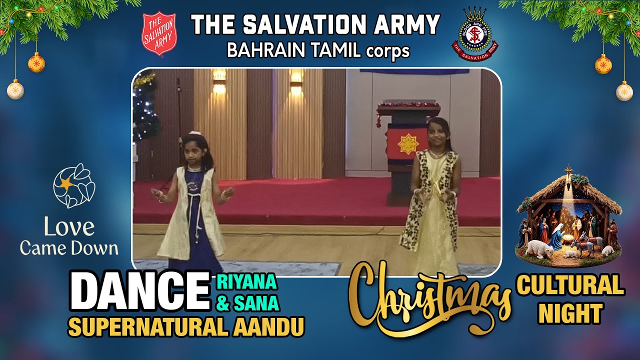 SA BTC Dance by Riyana & Sana  (Supernatural Aandu )@ Cultural Night I SA Bahrain Tamil Corps
