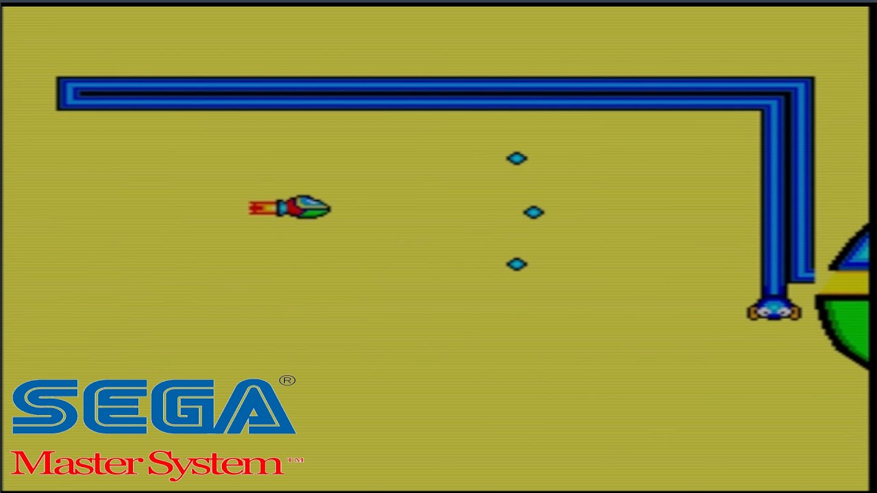 Salfar - Fantasy Zone Walkthrough #end - Sega Master System Gameplay - No Commentary