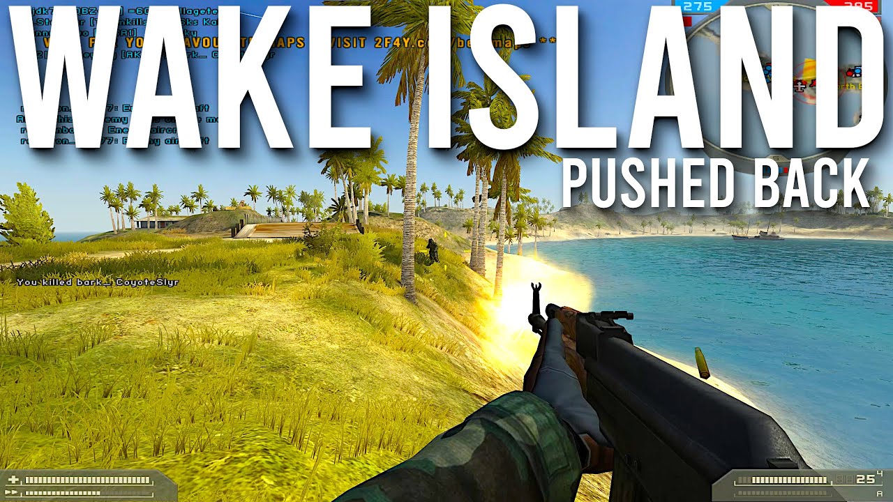 Battlefield 2 In 2023 - Pushed Back To The Airfield at Wake Island