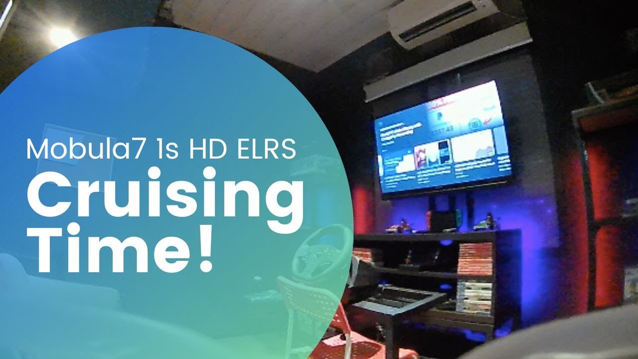 Mobula7 1s HD ELRS Cruising In My Game Room | Radiomaster Zorro | Eachine EV800DM