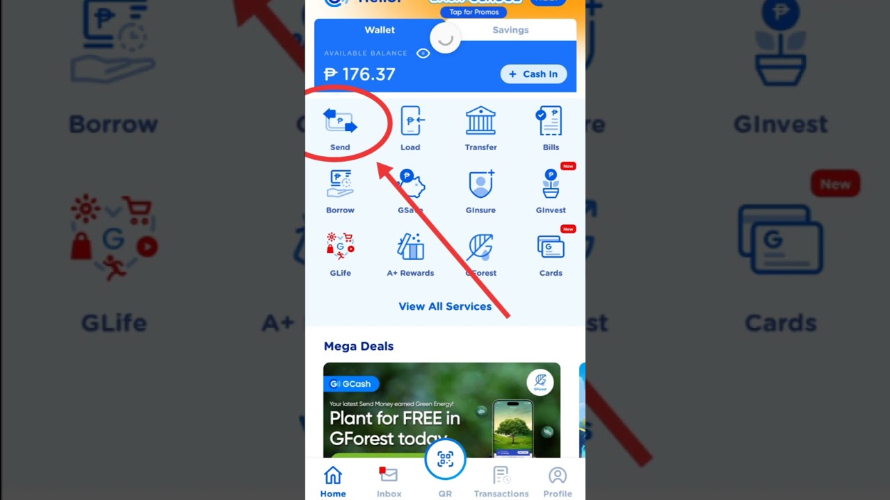 send money thru gcash 