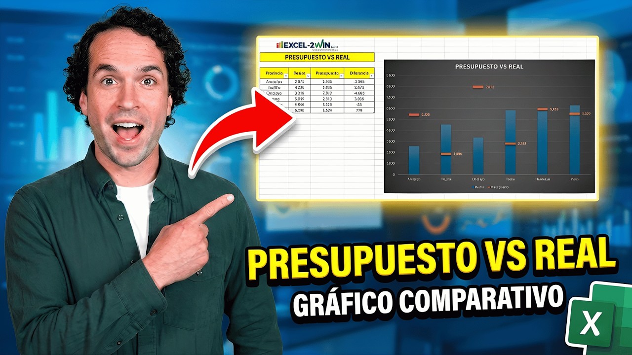 ¡No más tablas aburridas! Visualiza tu Presupuesto vs Real en segundos 🚀