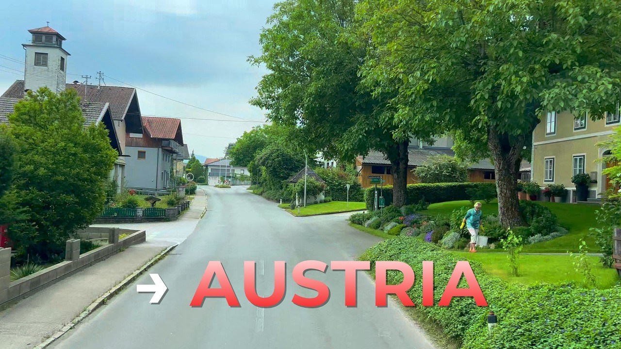 Scenic Drive Austria 4K 🇦🇹 | Jeging to St Gilgen – Cyclist Paradise in Salzkammergut (P. 1)