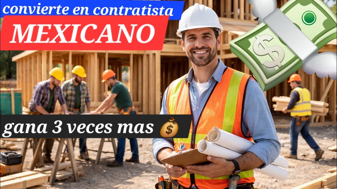 Gana TRES veces mas que tu patron! Conviertete en Contratista como MEXICANO!