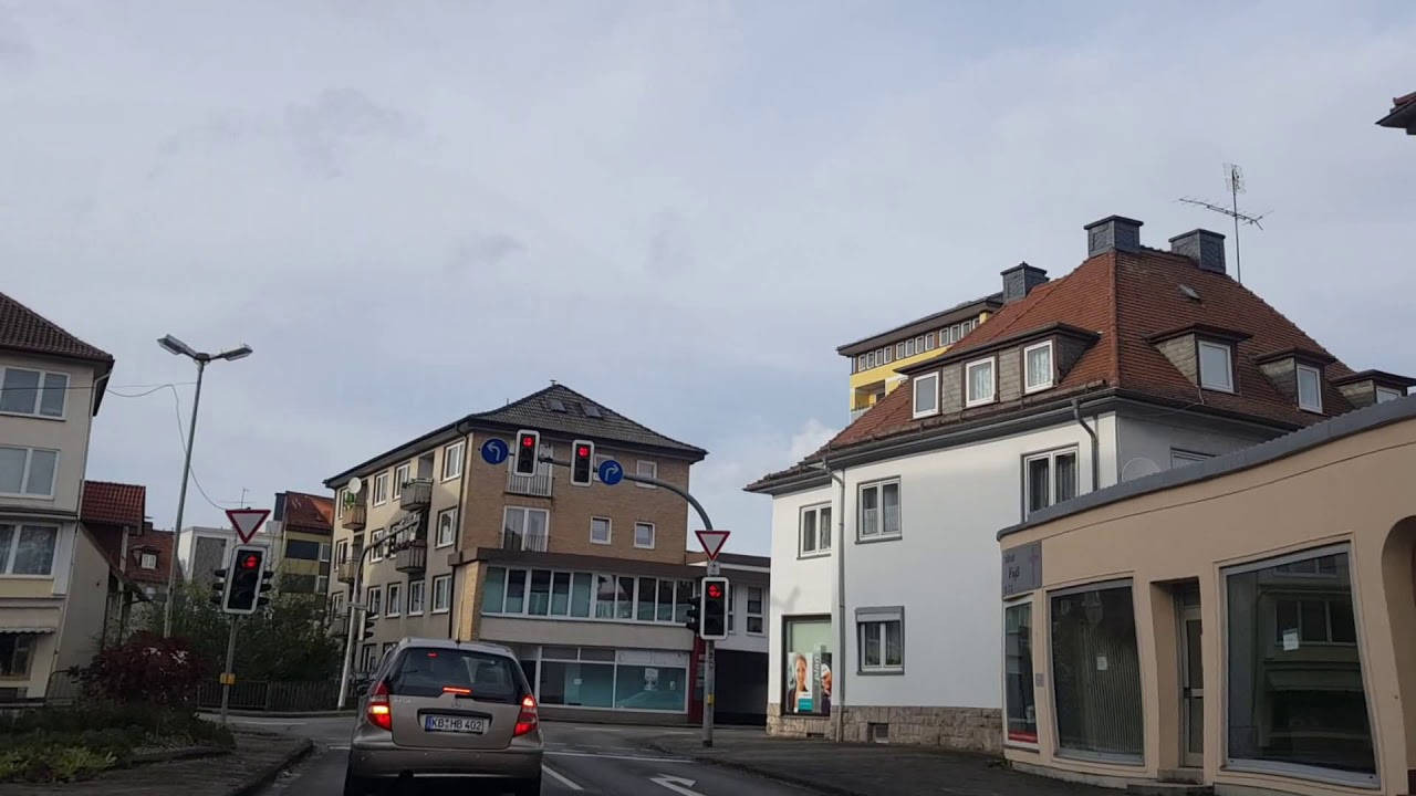 города Германии /улицы города Корбах/The streets of Korbach city/  (Germany)