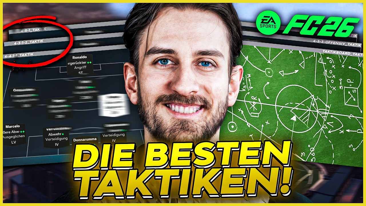 Die BESTEN Taktiken in FC 26🔥6 Taktiken f&uuml;r Euch!
