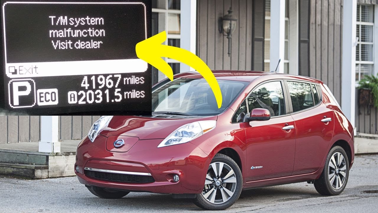 Объяснение предупреждения «Неисправность системы трансмиссии» на Nissan Leaf