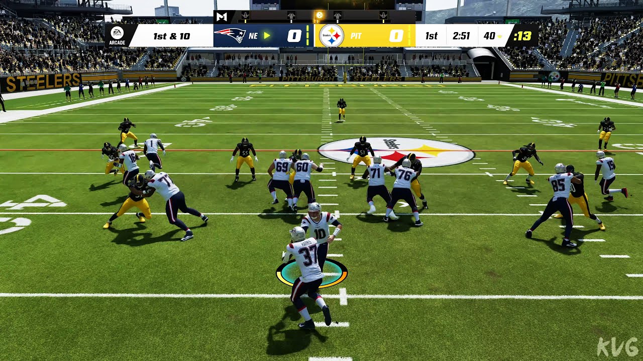 Madden NFL 23 - New England Patriots vs Pittsburgh Steelers - Gameplay (PS5 UHD) [4K60FPS]