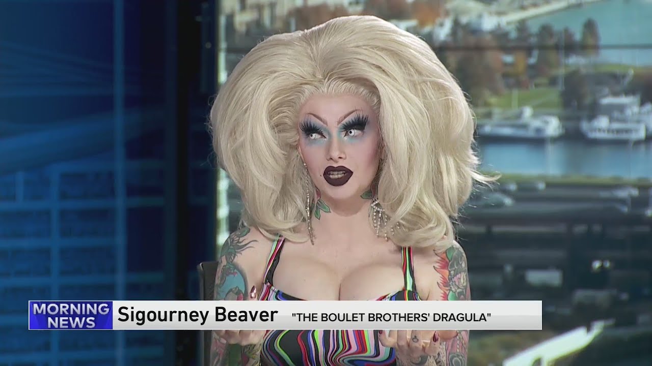 Chicago-based drag queen Sigourney Beaver
