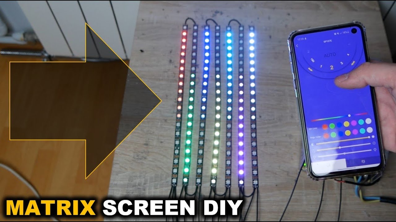 MATRIX SCREEN REAGUJĄCY NA DŹWIĘK! *Zrób go sam!*