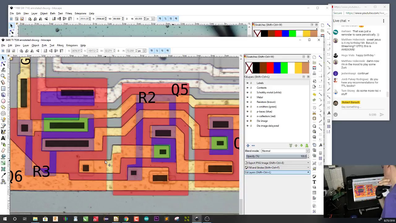 Livestream: Reverse engineering two TTL chips