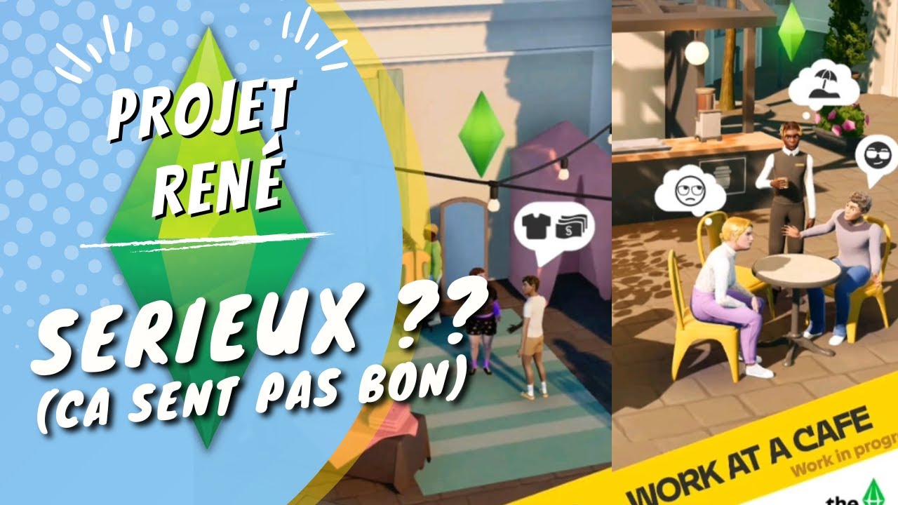 LEAK sur le gameplay du Projet Ren&eacute; 🧐  (mais what ???) SIMS