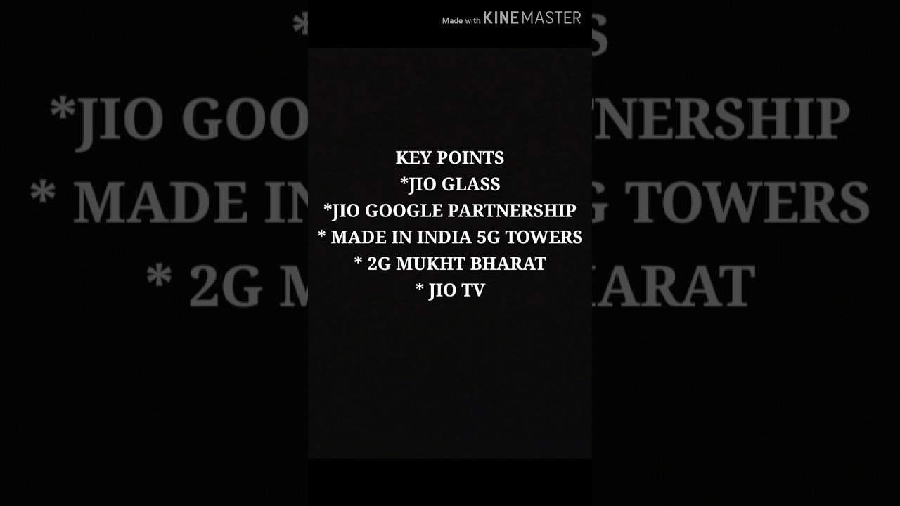 RIL AGM 2020 : JIO READY TO LAUNCH 5G FROM SCRATCH| JIO GOOGLE PARTNERS| JIO AMONG TOP 60