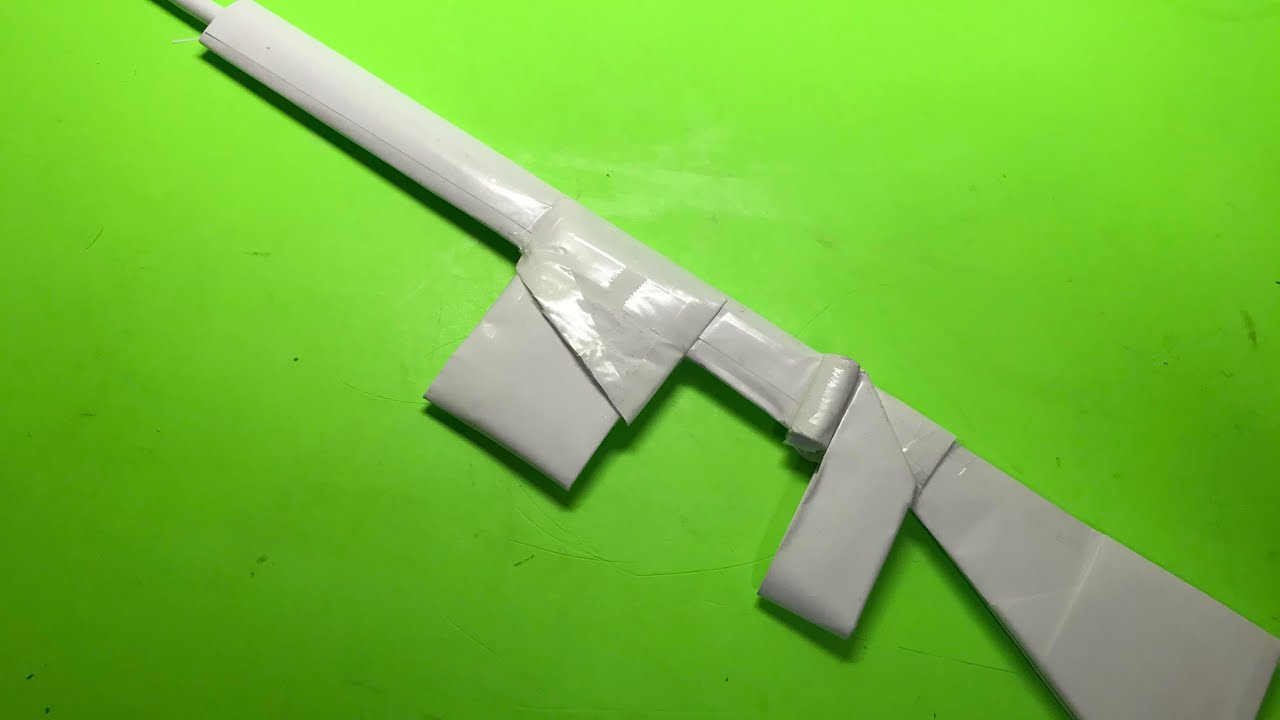 How To Make A Paper Iranian G3 Battle Rifle ( Origami Boi )