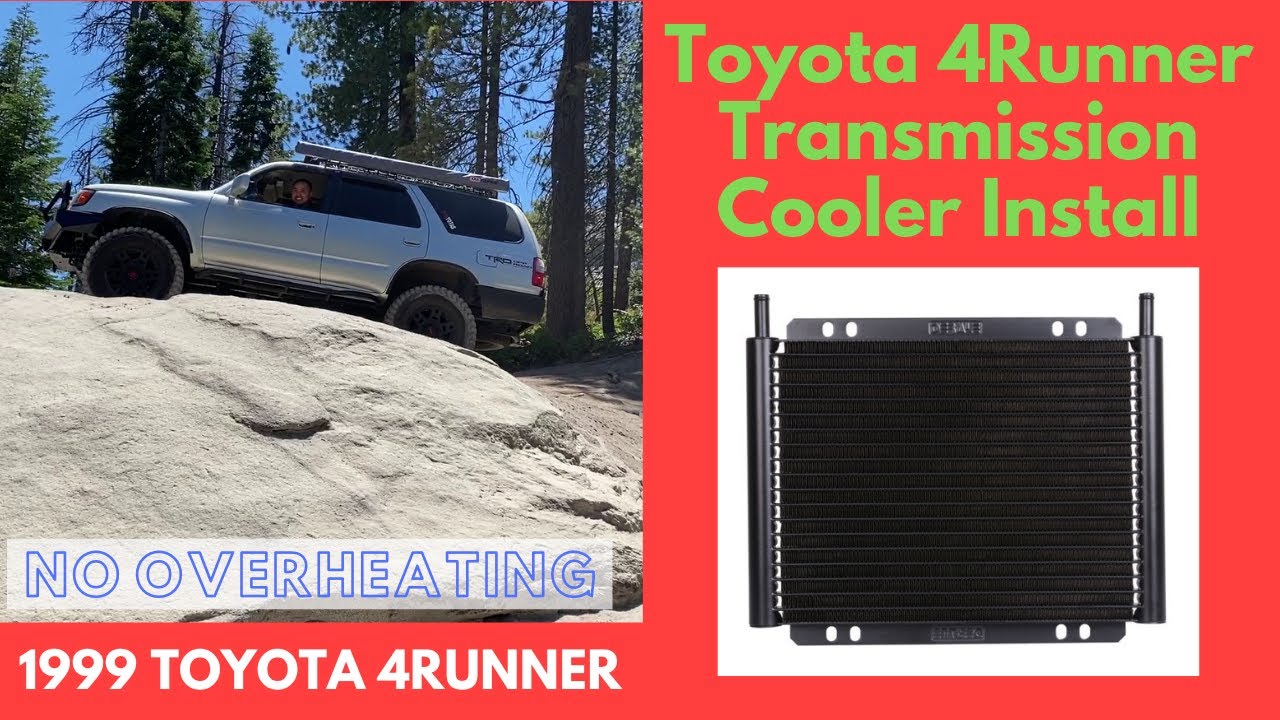 Установка охладителя трансмиссии Toyota 4runner Derale