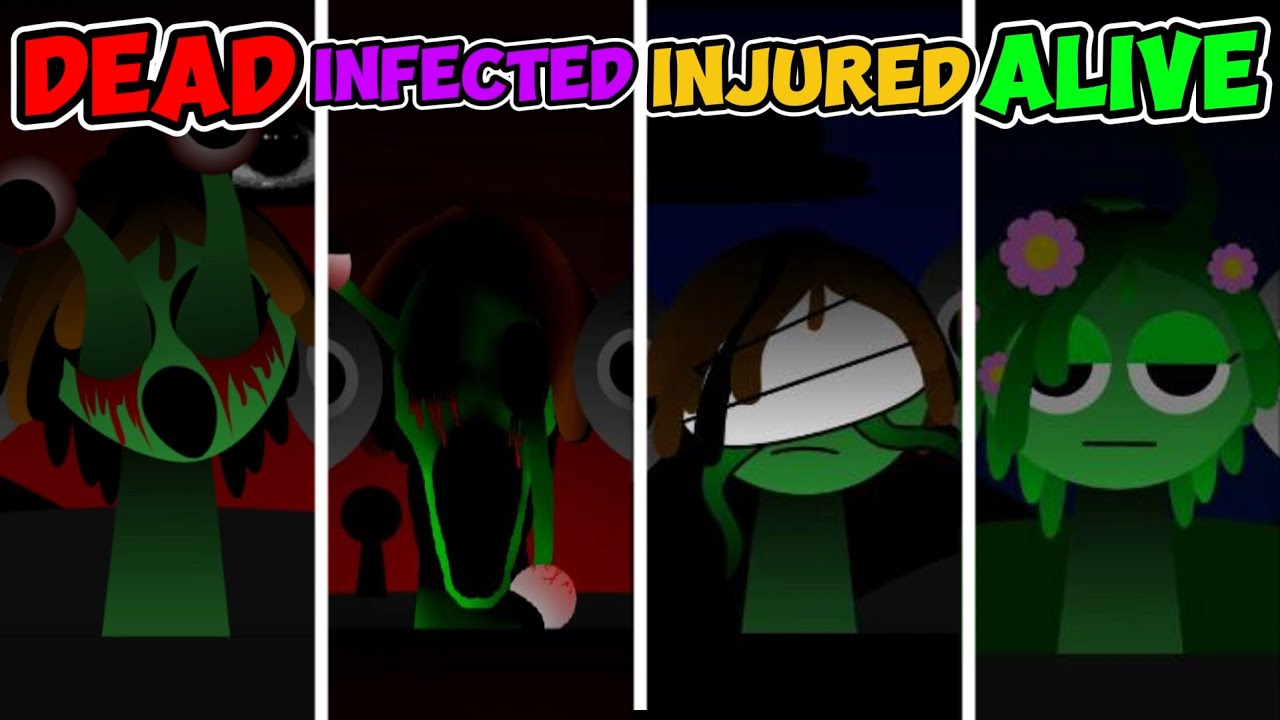 Incredibox Sprunki DEAD Versions Vs INFECTED Versions Vs INJURED Versions Vs ALIVE Versions