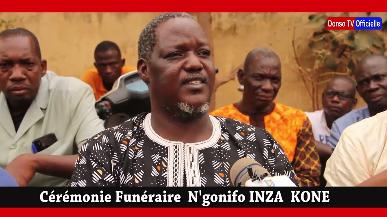 Cérémonie Funéraire  N'gonifo INZA  KONE le 24 / 01 /2023