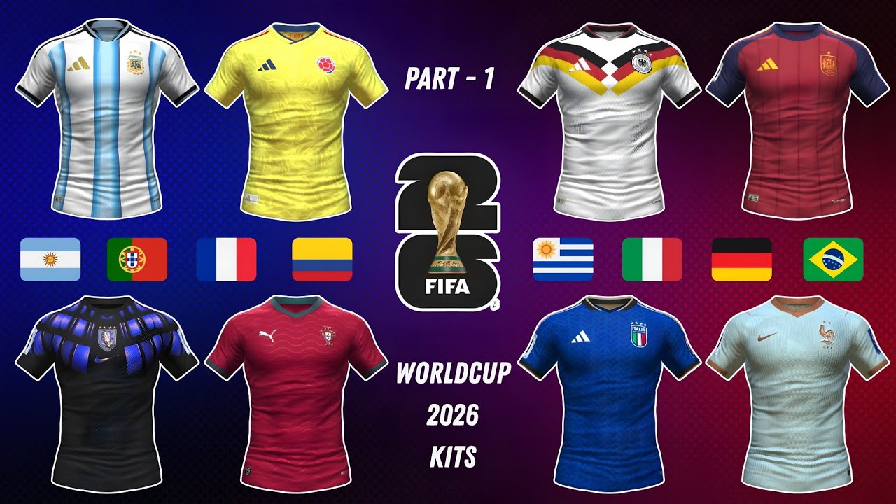FIFA WORLD CUP 2026 CONFIRMED, LEAKED & CONCEPT KITS | ARGENTINA, PORTUGAL, GERMANY, FRANCE & MORE!⚽