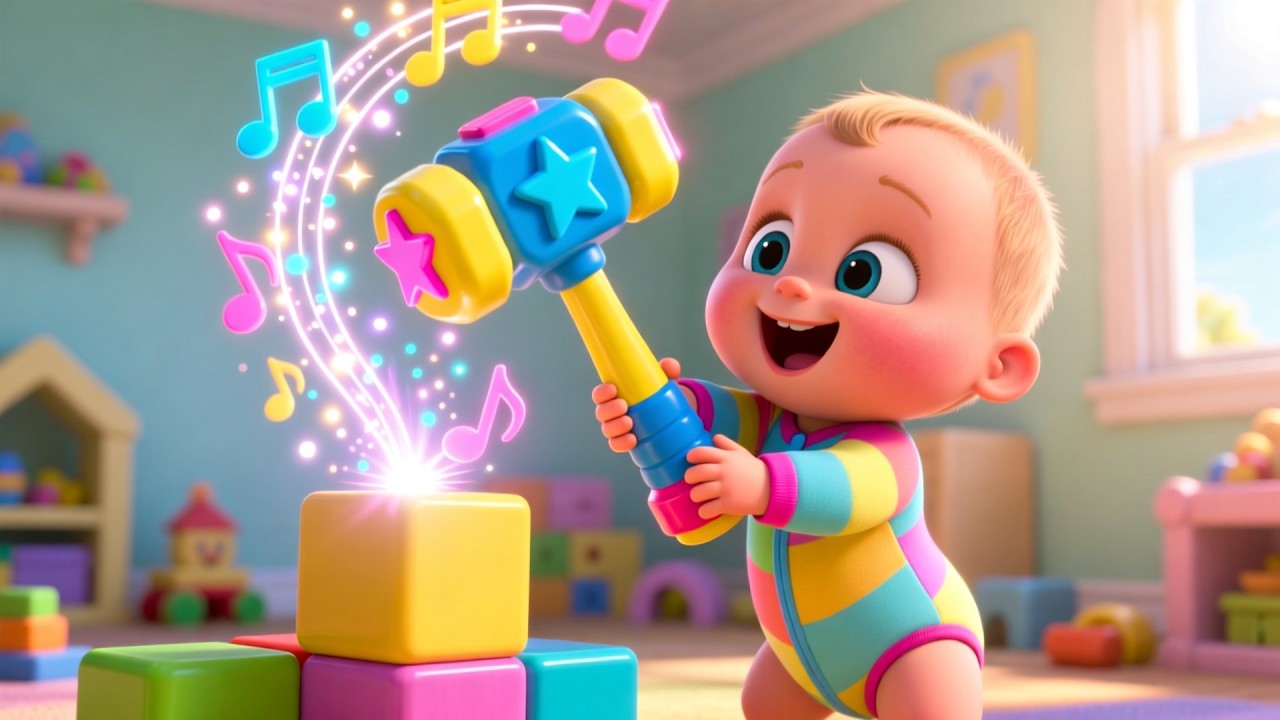 Toy Hammers Go Bang Bang 🔨🍼 | Fun Kids Song for Toddlers | Playful Music Rhyme