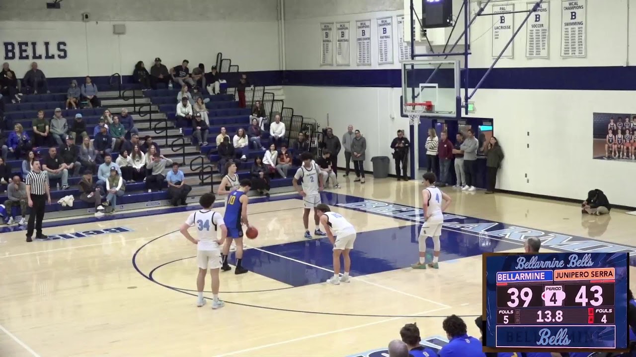 CCS Varsity Basketball: Junipero Serra (San Mateo) at Bellarmine Bells 7:00PM (2/24/2025)