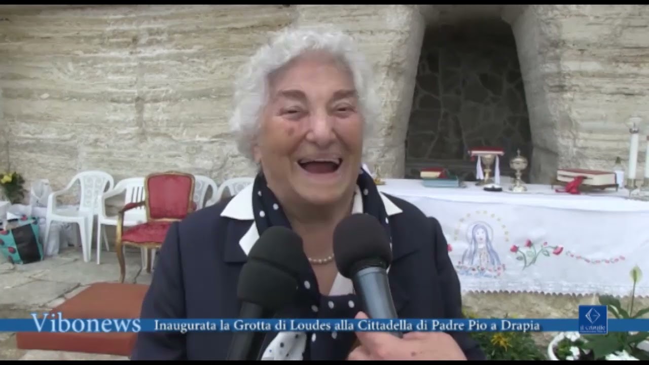 Inaugurata la Grotta di Loudes alla Cittadella di Padre Pio a Drapia