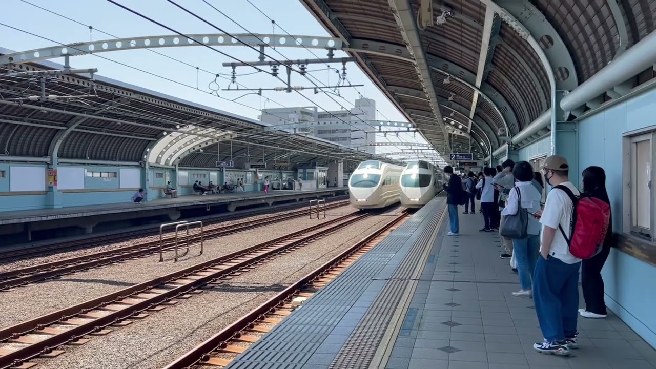VSE同士の並走　祖師ヶ谷大蔵駅　　#VSE  #小田急　#小田急ロマンスカー