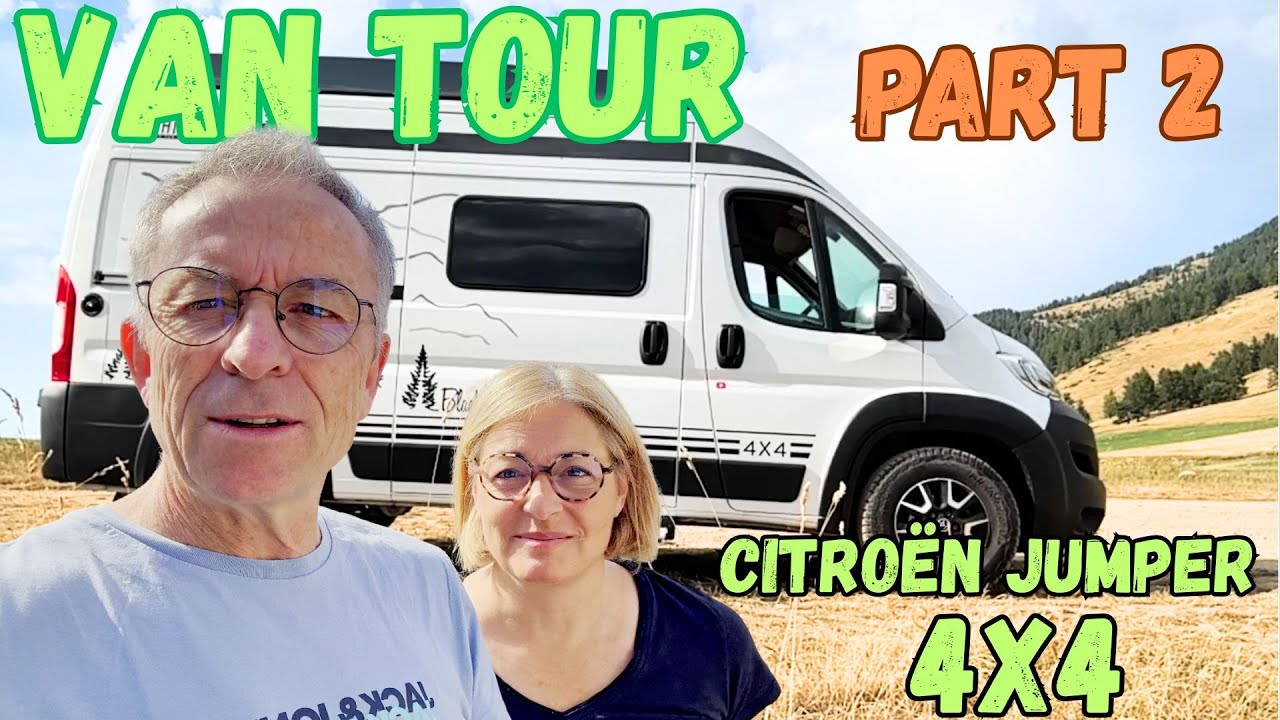 Part-2  VAN TOUR CITROËN JUMPER 4x4 CAMPEO H2L2 - La cellule #4x4 #fourgonaménagé #campingcar