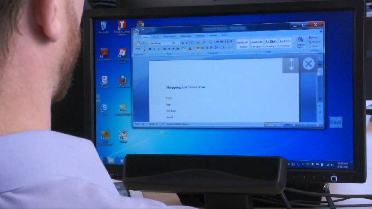 Control any PC through your eyes with Tobii PCEye