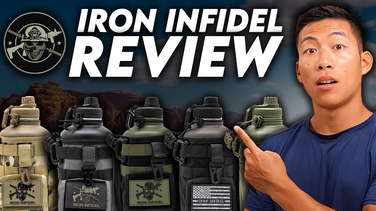 Iron Infidel Battle Bottle 64oz Review - The BEST Water Bottle For Military Members?