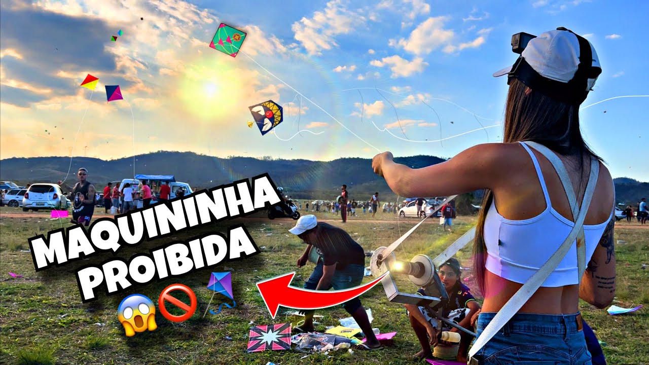 Menina Pipeira Soltando Pipa com Maquininha Proibida pra Cortar os Caras - Estratégia ou Apelação?
