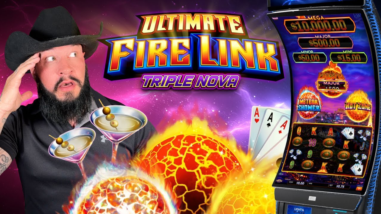 Ultra RARE Bonus gets JACKPOT on Minimum BET! 😱 Ultimate Fire Link Triple Nova! 🎰 Epic Comeback!