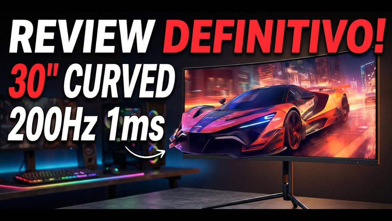 O Monitor Gamer que TODO MUNDO Vai Querer em 2026 (Ultrawide 200Hz)