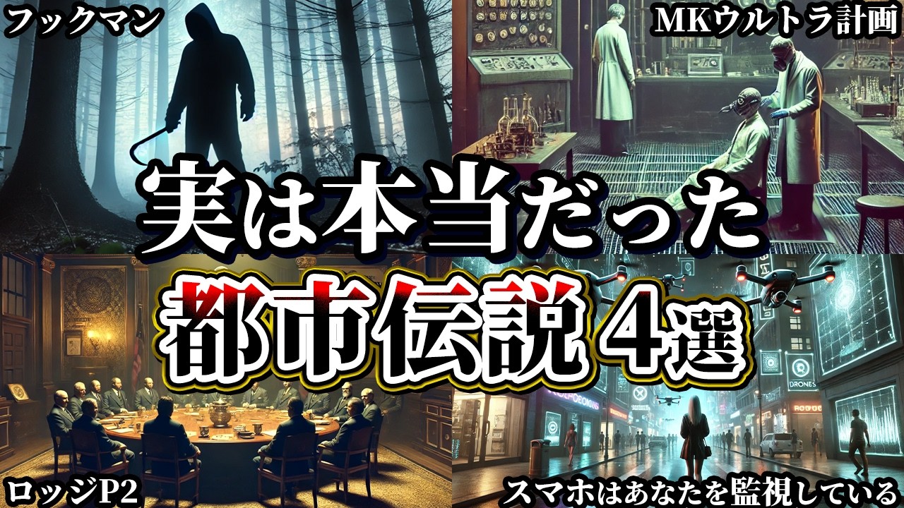 【ゆっくり解説】実は本当だった世界の都市伝説4選