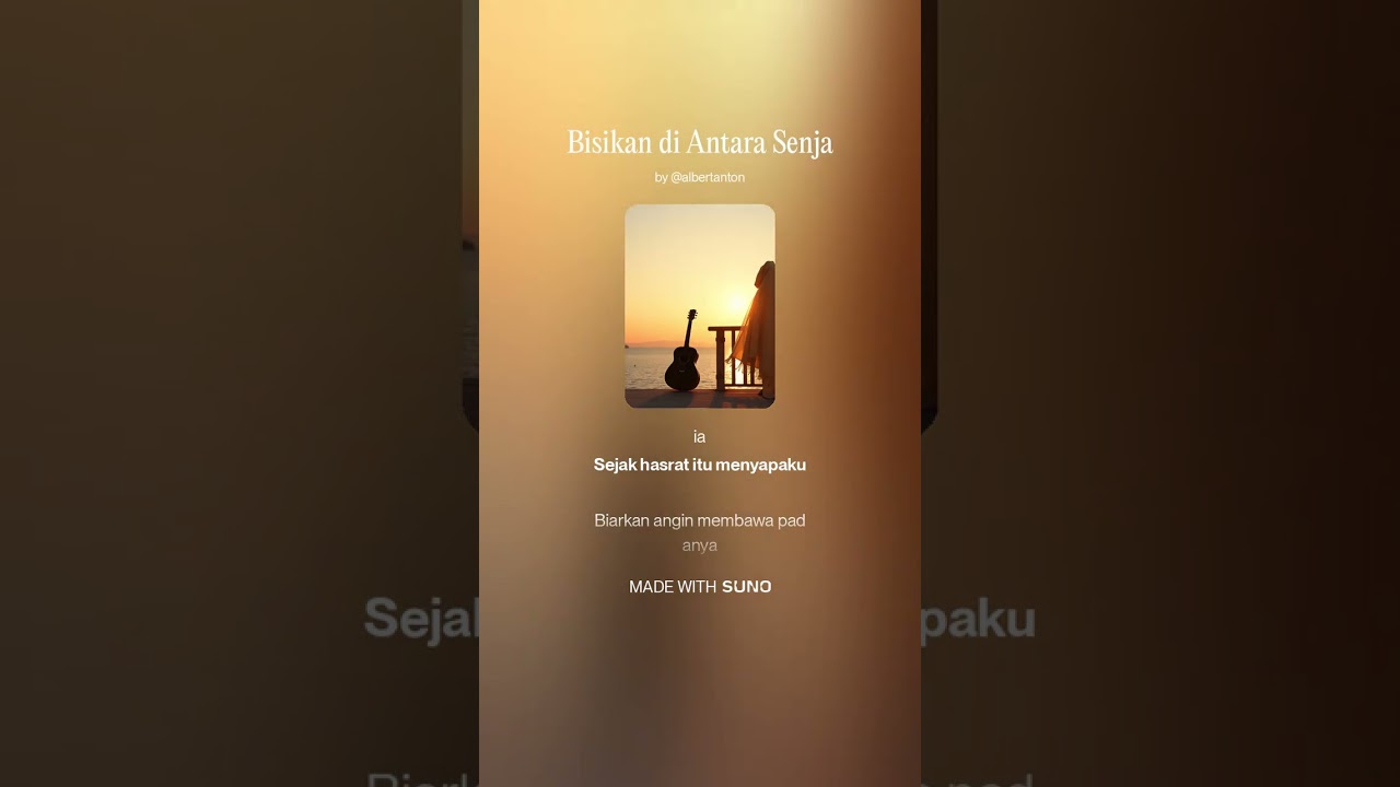 DTK Music by @albertanton - Bisikan di Antara Senja