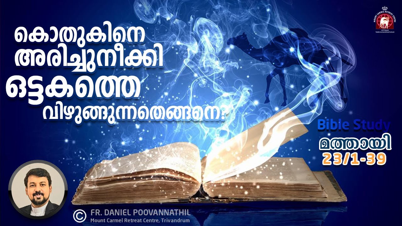 Fr Daniel Poovannathil. Mathew 23/1-39. Bible study