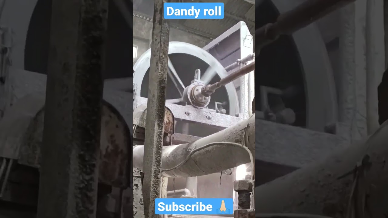 Dandy roll in paper industry #technology #shorts #viral #trading #paper #industry