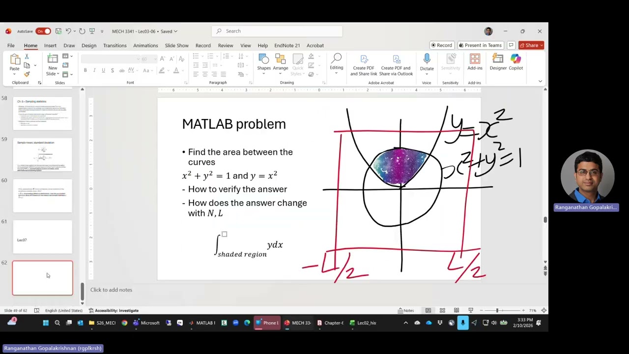 Numerical Methods and Statistics Lec07 - Statistics part 7