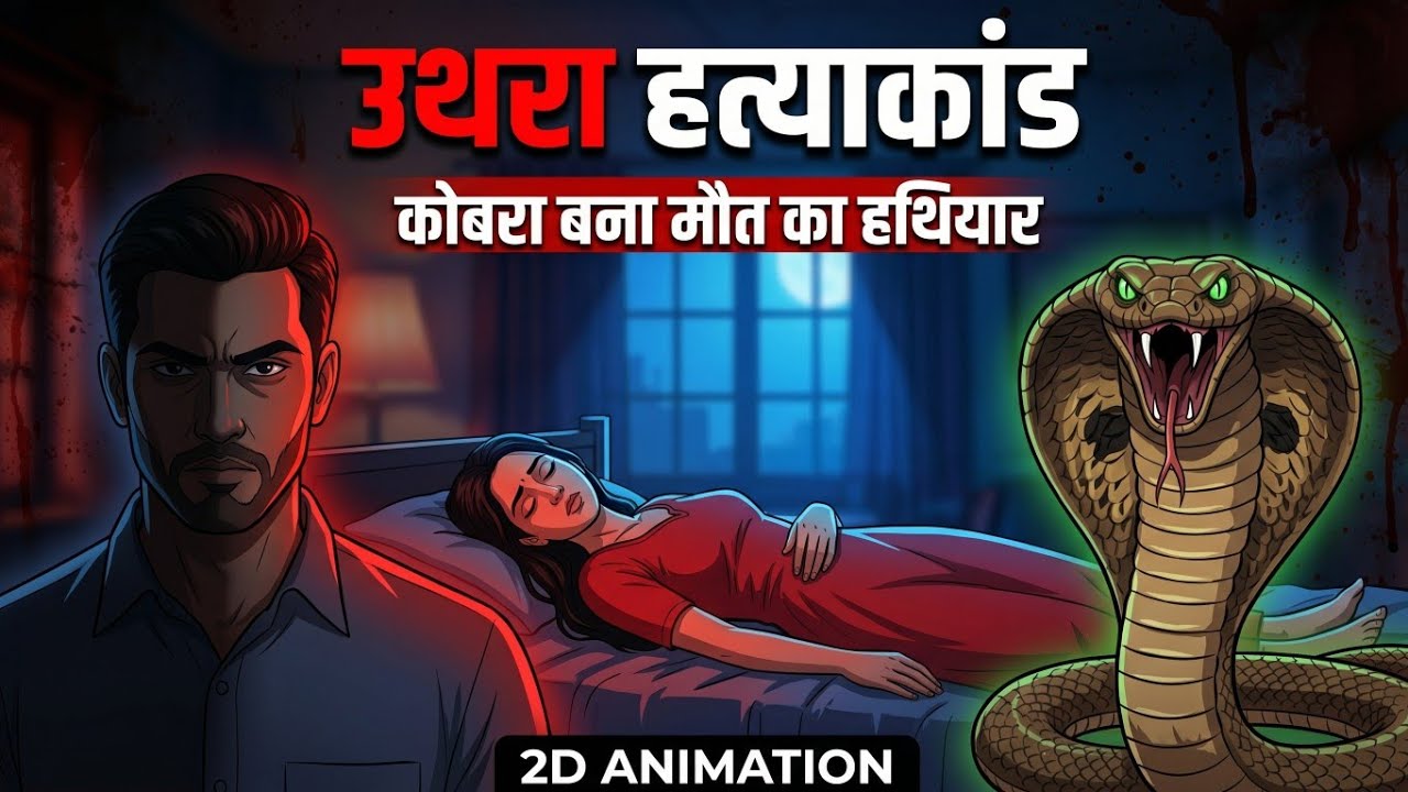 The Uthra Snake Murder Case: Husband Used a Cobra as a Weapon | 2D Animation