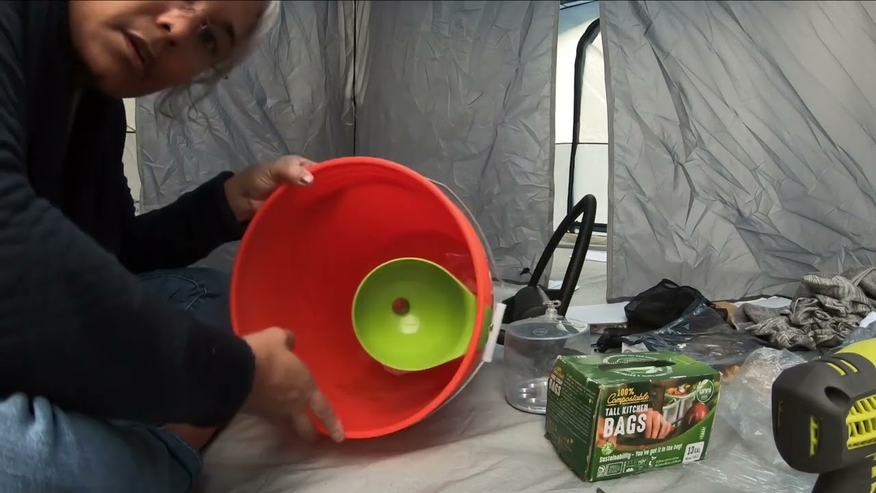 DIY Composting Toilet with Urine Seperator
