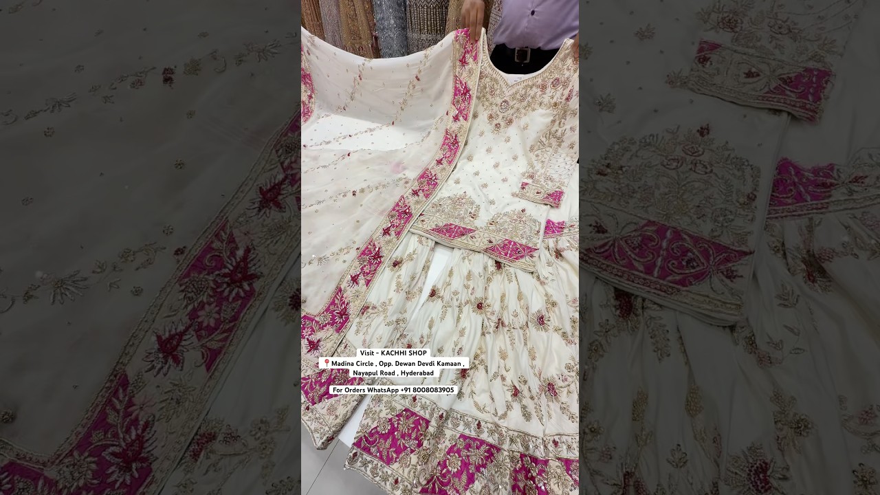 Exclusive Bridal✨| Bridal Gharara | Zardozi | Gharara | Readymade | Bridal Wear| Kachhi shop #style