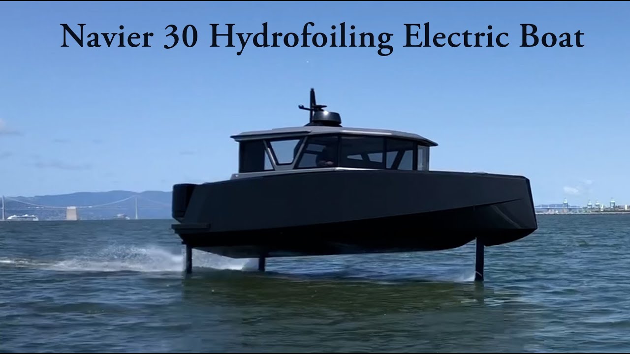 Navier 30 Hydrofoiling Electric Boat