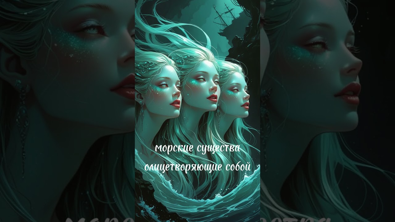 Сирены #сирены #fantasy #мифология #фольклор #мифические_существа