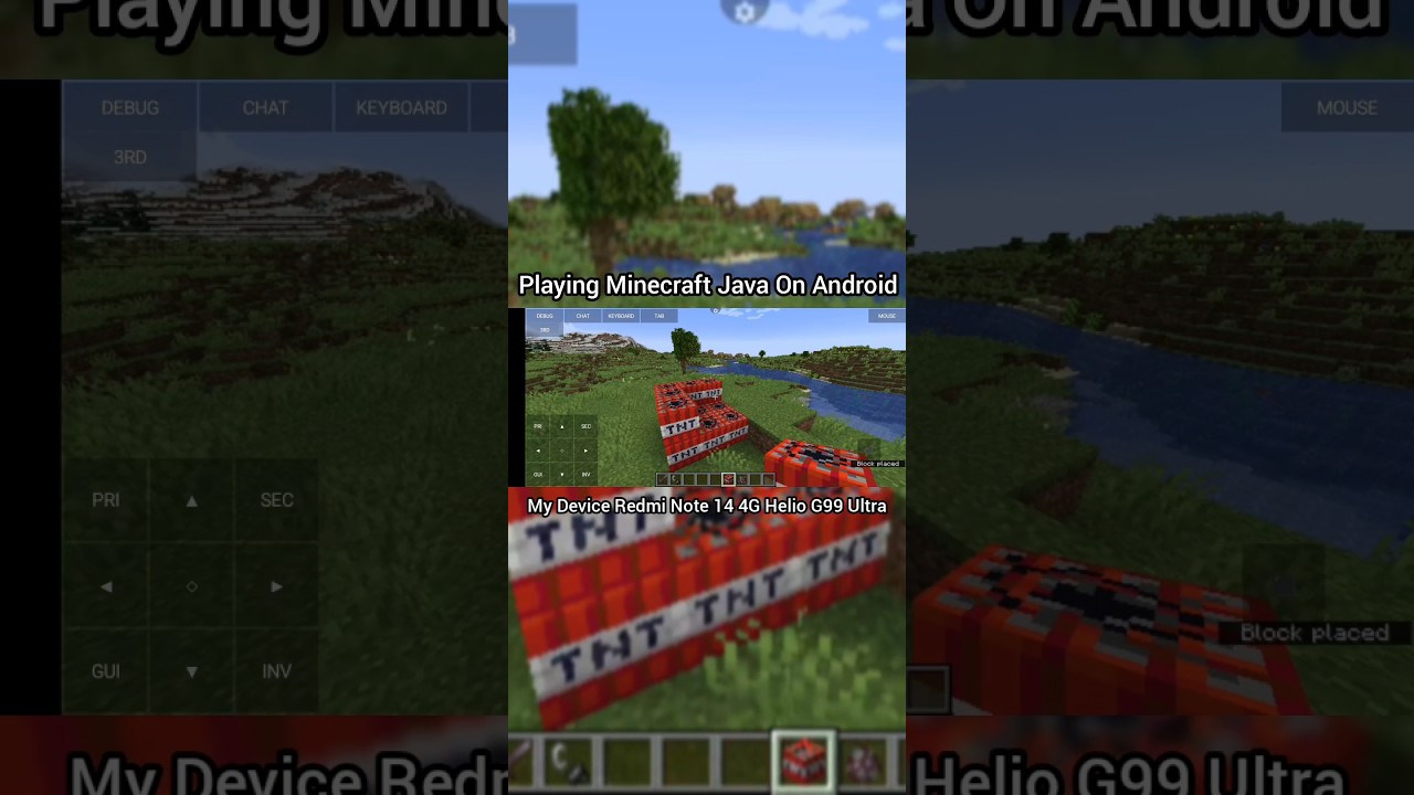 I'm Testing Minecraft Java Version On Android #minecraft #shorts
